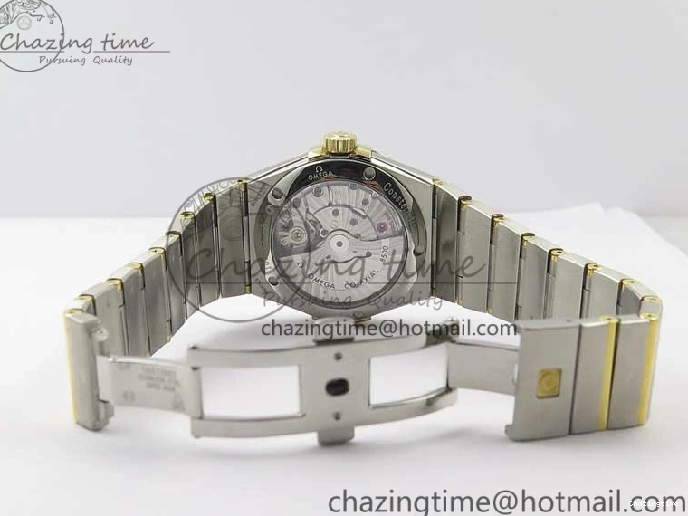 0115 Stylish Constellation 38mm SS RG VSF 1:1 Best Edition WhiteTextured Dial on SS RG Bracelet A8500 Super Clone 7921